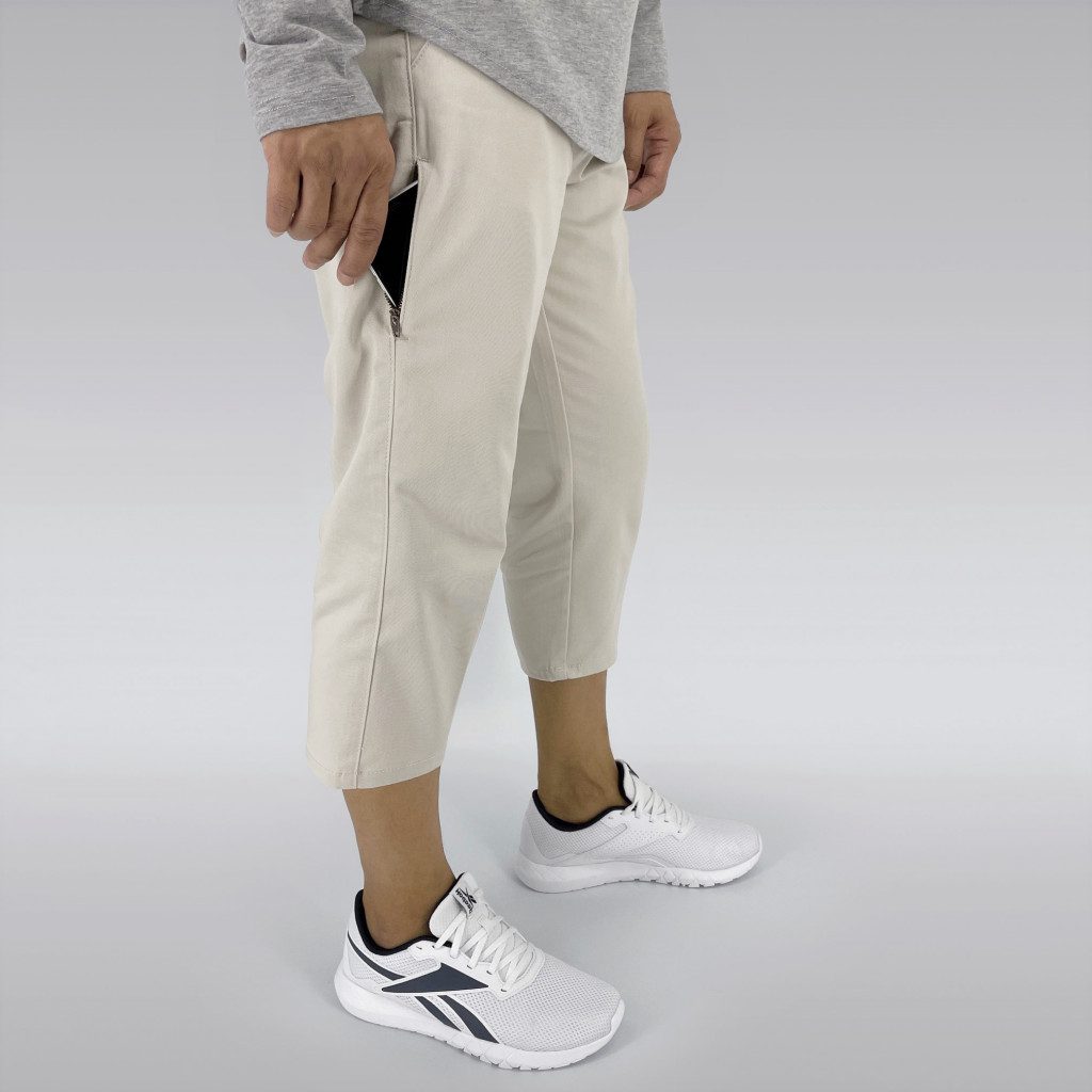 White Sand Chino - Men Sunnah 4/5 Length Pants image 4