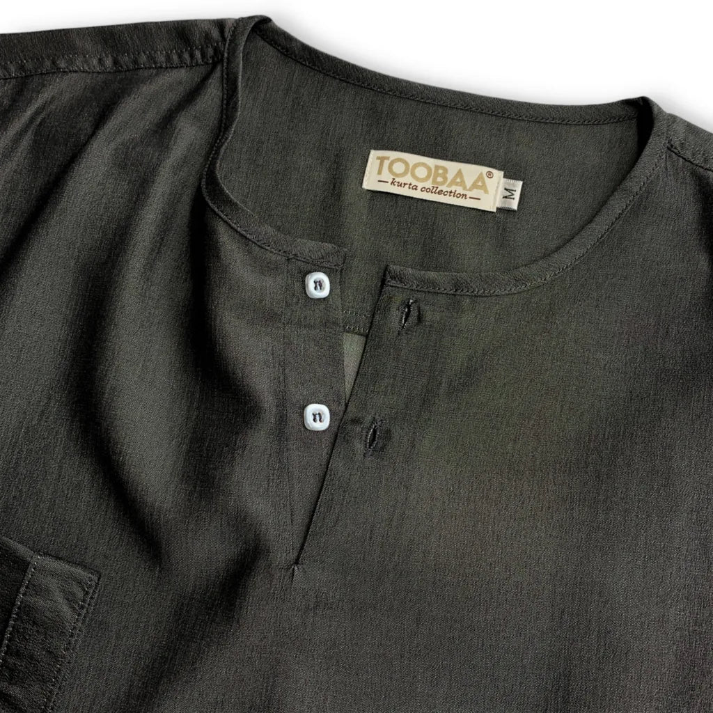 Men's Kurta Amano - Charcoal image 4