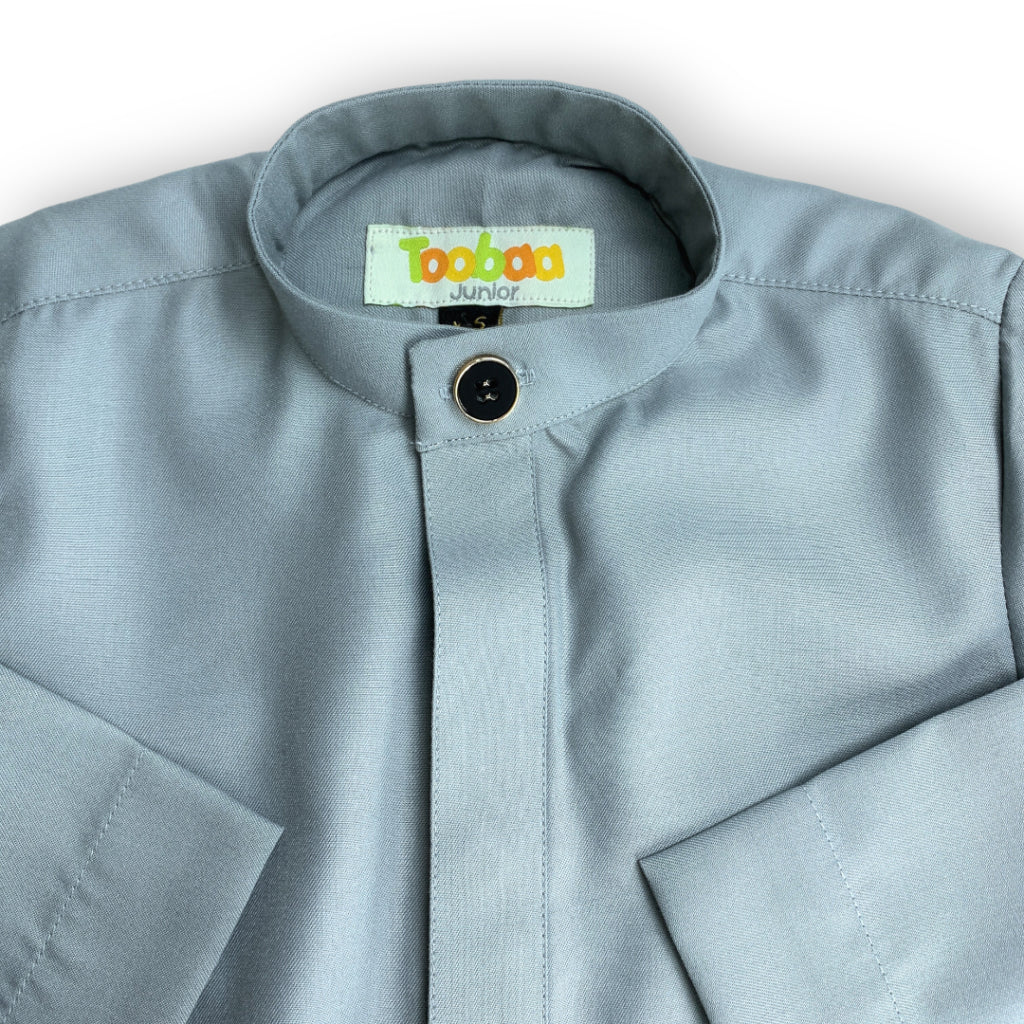 Boys Madinah Grey Premium Jubah image 2