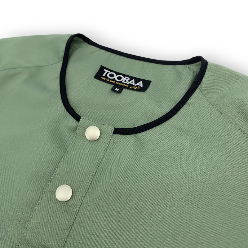 Rais Peppermint - Men's Short Sleeve Jubah image 5