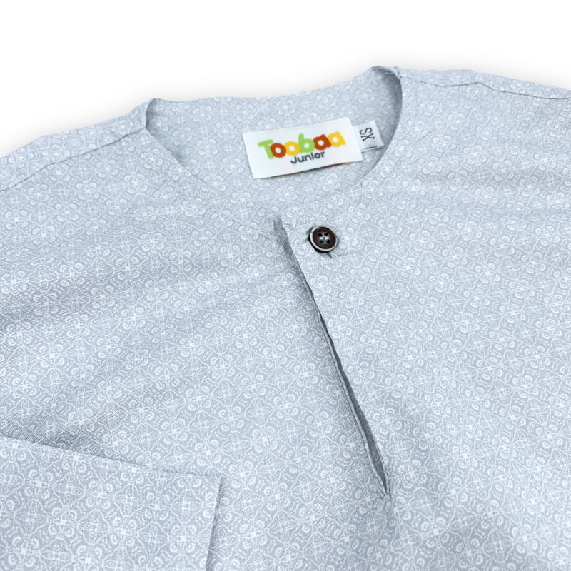 Boys Kurta Inara - Silver image 3