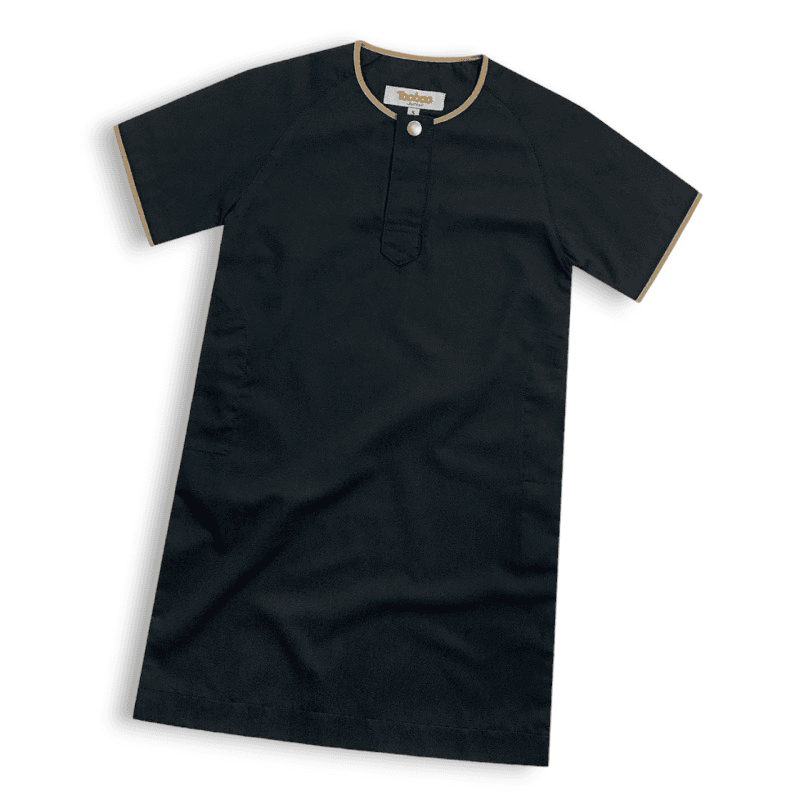 Boys Rais Black Sepia - Short Sleeve Jubah image 0