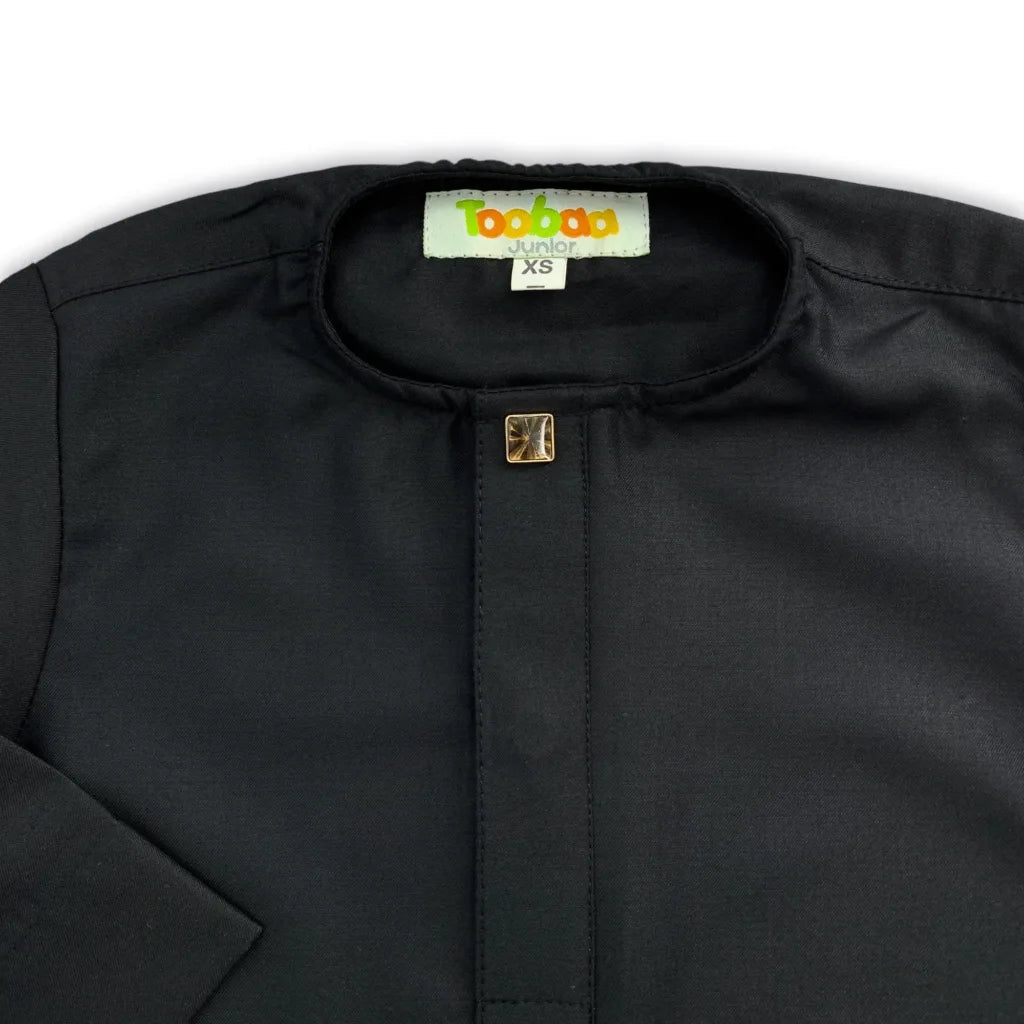 Boys Zidan Black Premium Jubah image 2