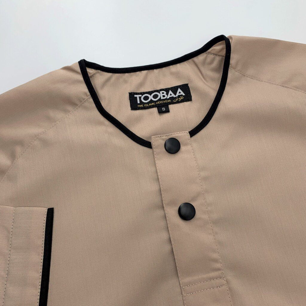 Rais Desert Sand - Men's Short Sleeve Jubah image 3