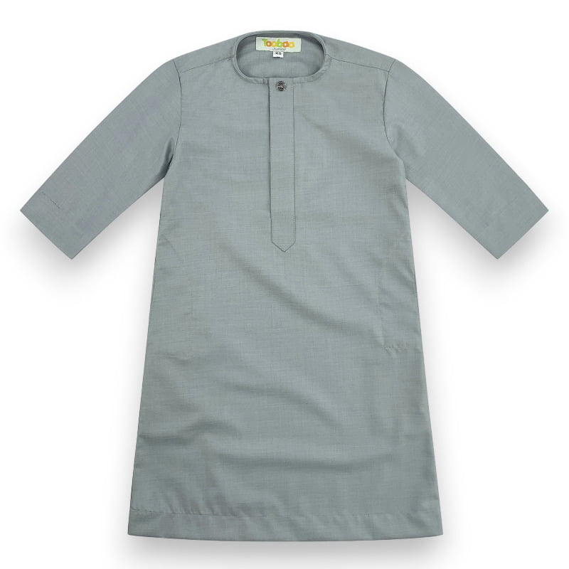 Boys Zidan Grey Premium Jubah image 0