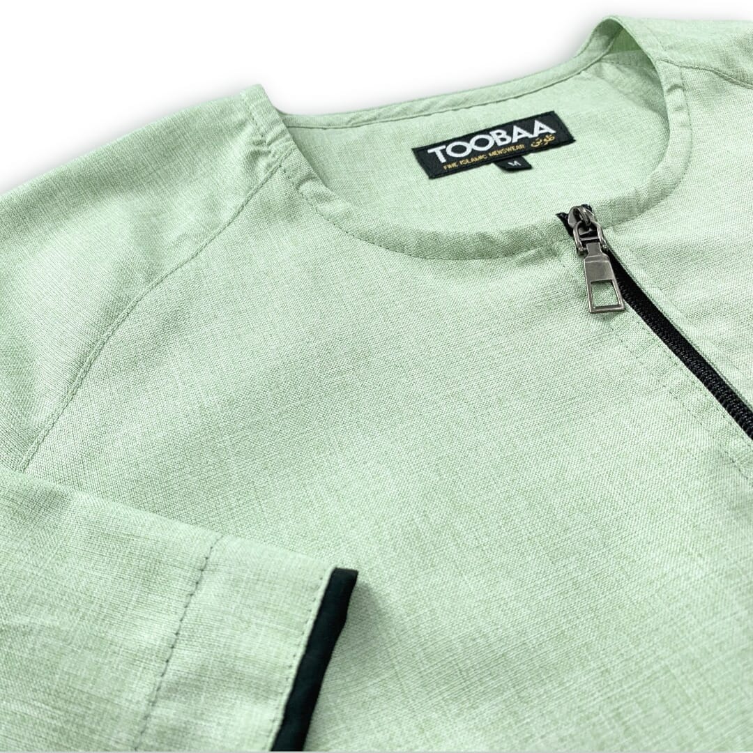 Andis Soft Green - Short Sleeve Jubah image 5