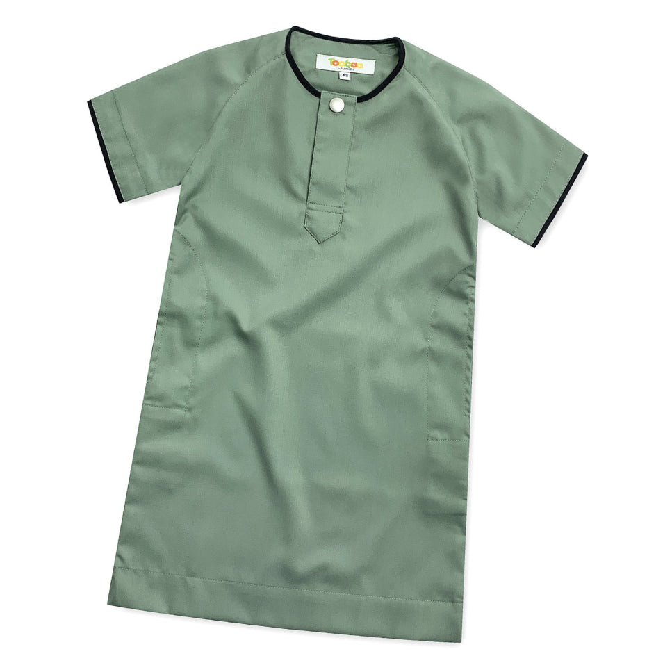 Boys Rais Peppermint - Short Sleeve Jubah image 0