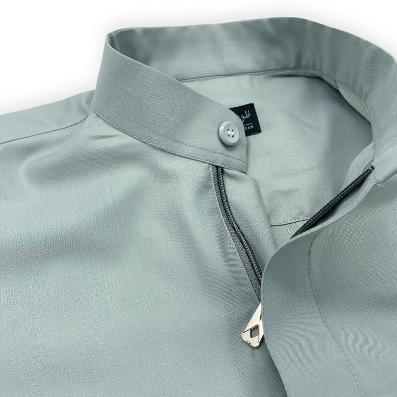 Men's Jubah Duha – Ice Grey image 6