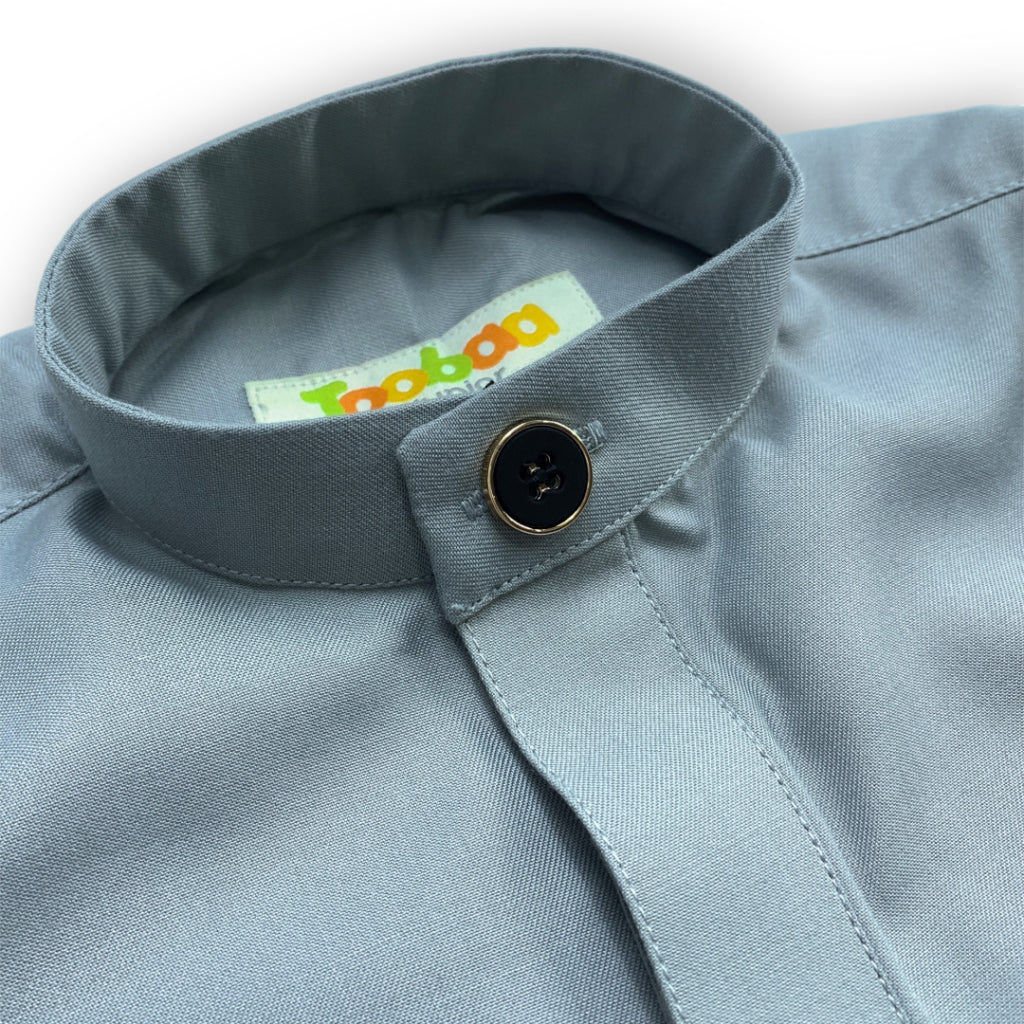 Boys Madinah Grey Premium Jubah image 4