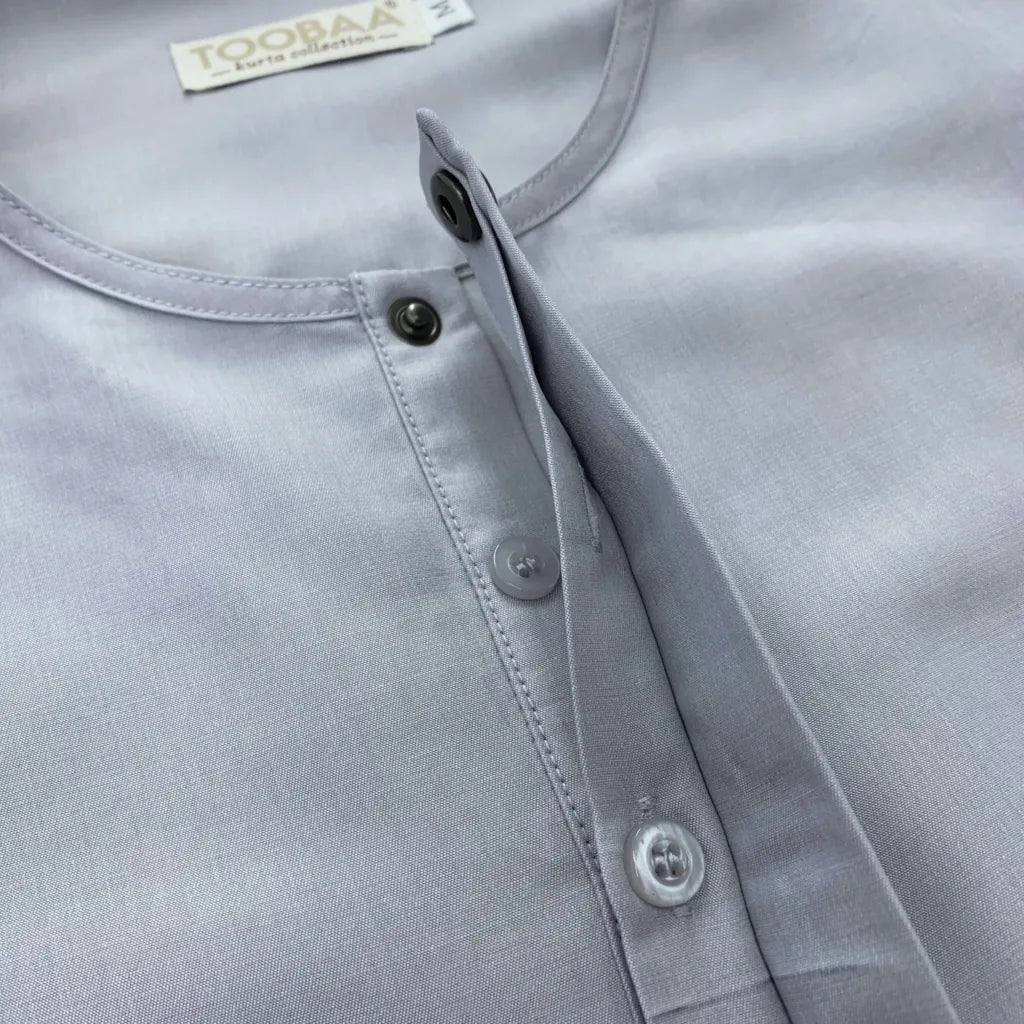 Men's Kurta Zayn - Silver Grey image 4