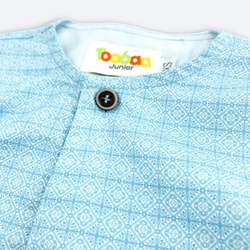 Boys Kurta Inara - Blue Ice image 4