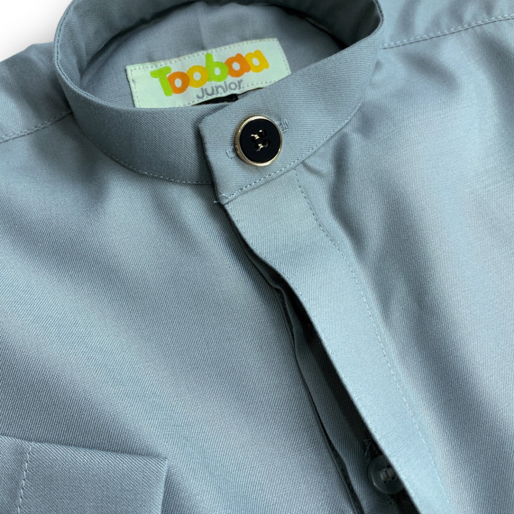 Boys Madinah Grey Premium Jubah image 3