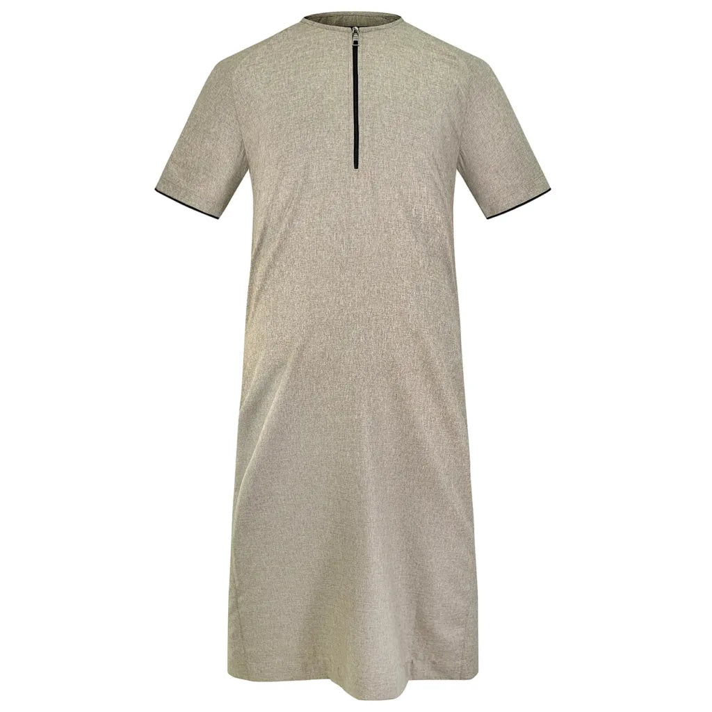 Andis Khaki - Short Sleeve Jubah image 0