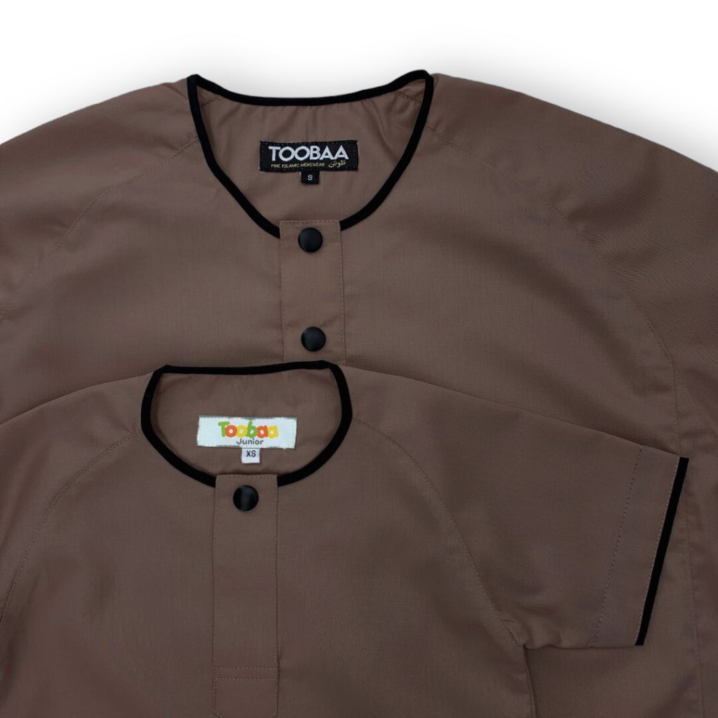 Rais Macchiato - Men's Short Sleeve Jubah image 8