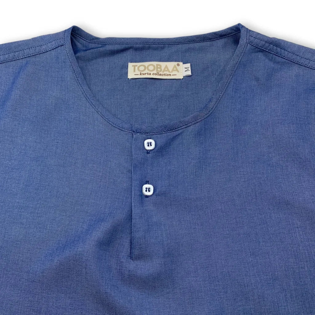Men's Kurta Amano - Denim Blue image 2