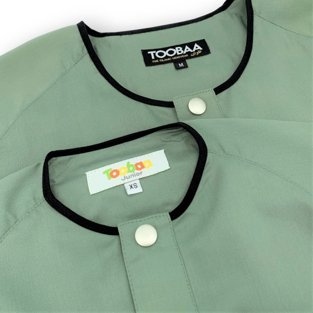 Rais Peppermint - Men's Short Sleeve Jubah image 10