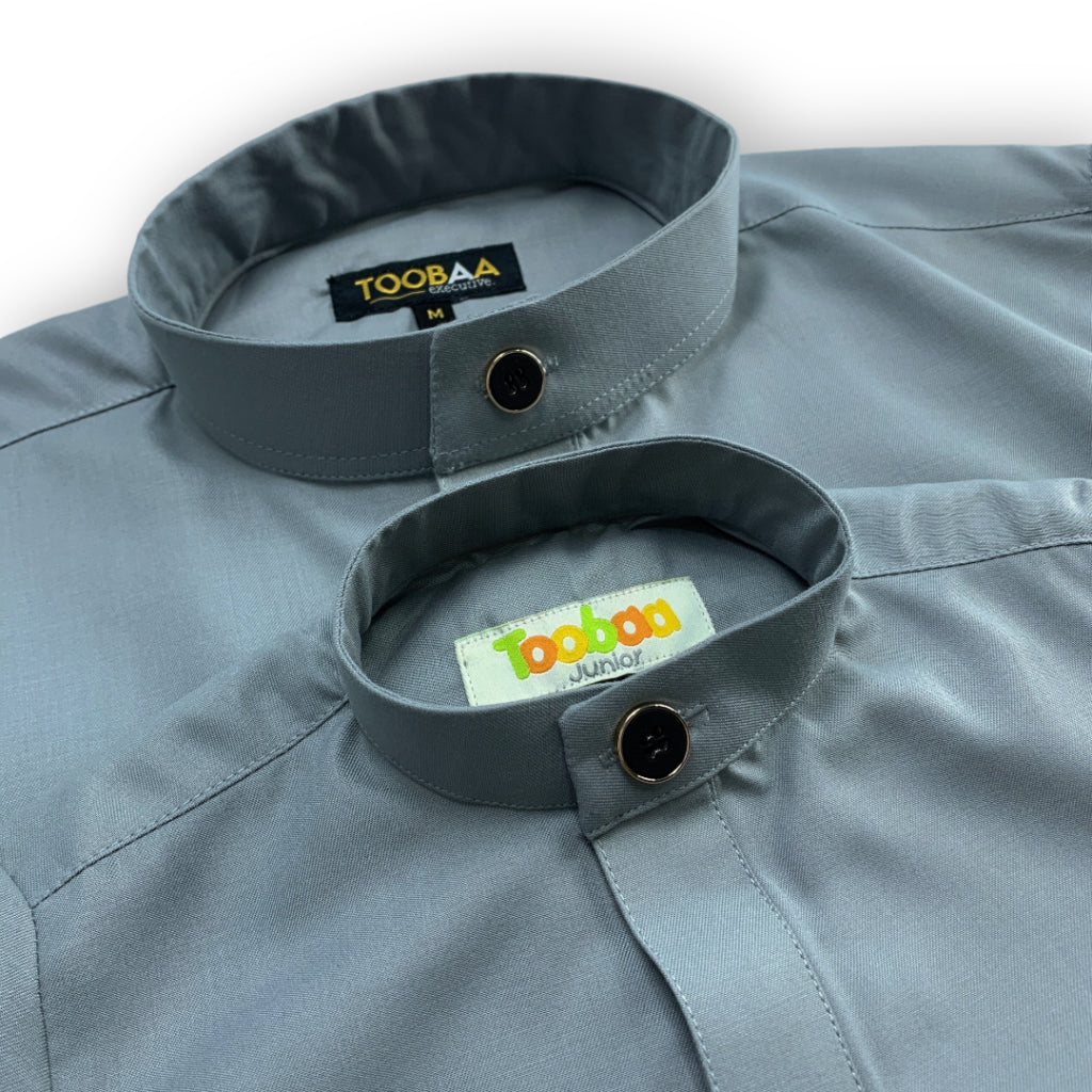 Boys Madinah Grey Premium Jubah image 6