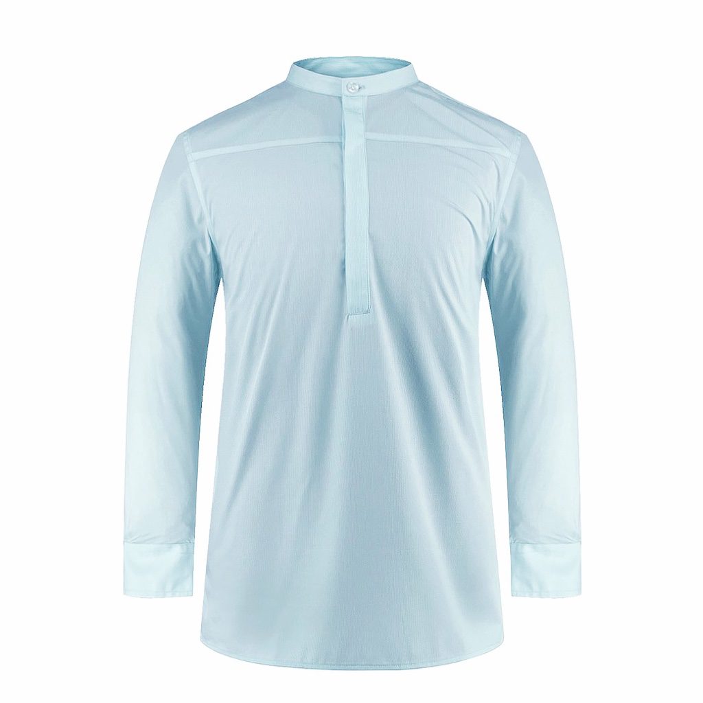 Alpine Executive Kurta - Mint Pinstripe image 1