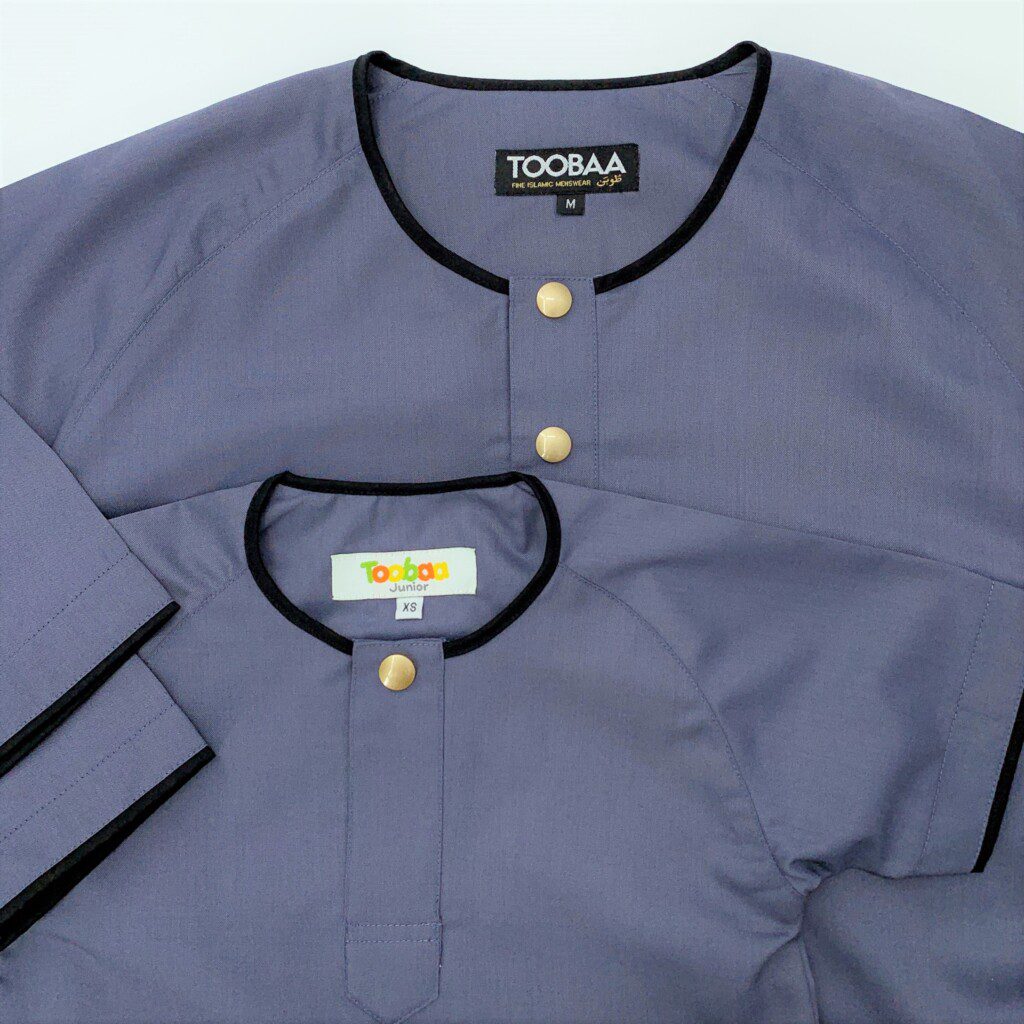 Rais Indigo - Men's Short Sleeve Jubah image 5
