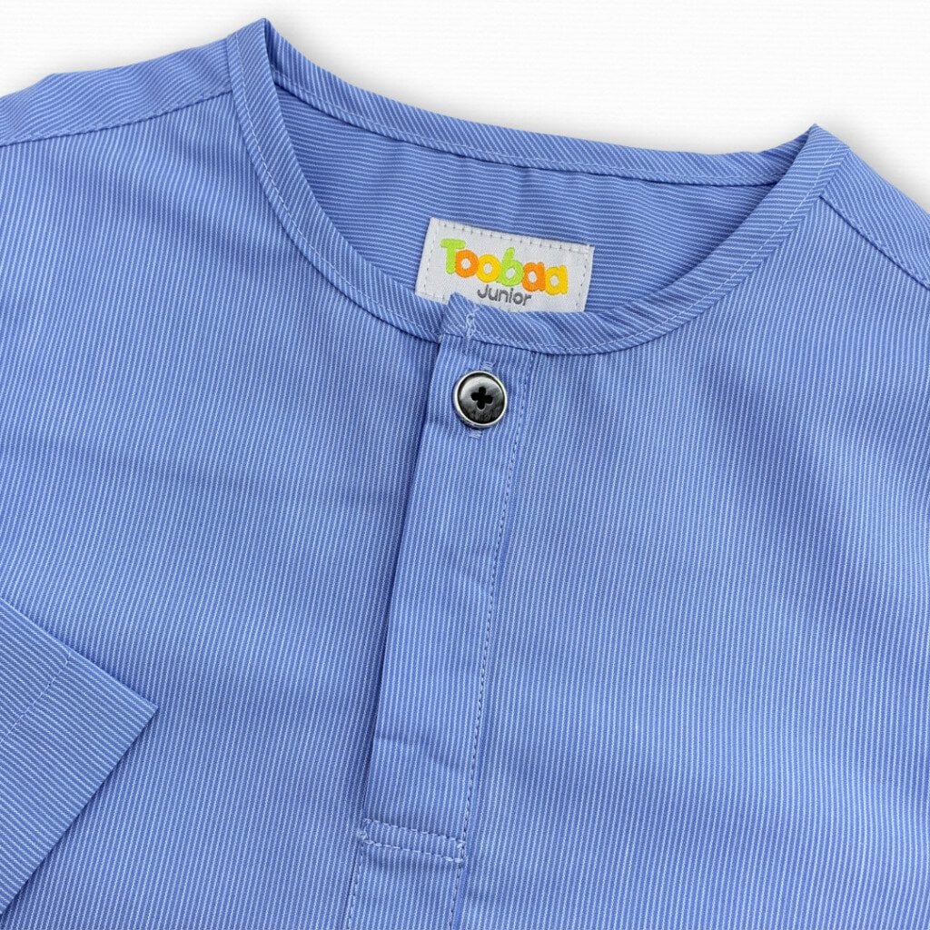 Boys Kurta A1 Dash - Ice Blue image 2