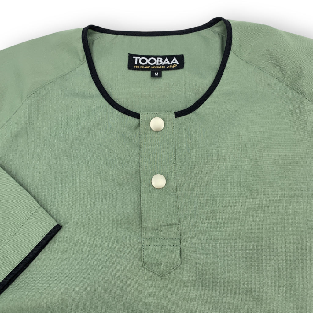 Rais Peppermint - Men's Short Sleeve Jubah image 3