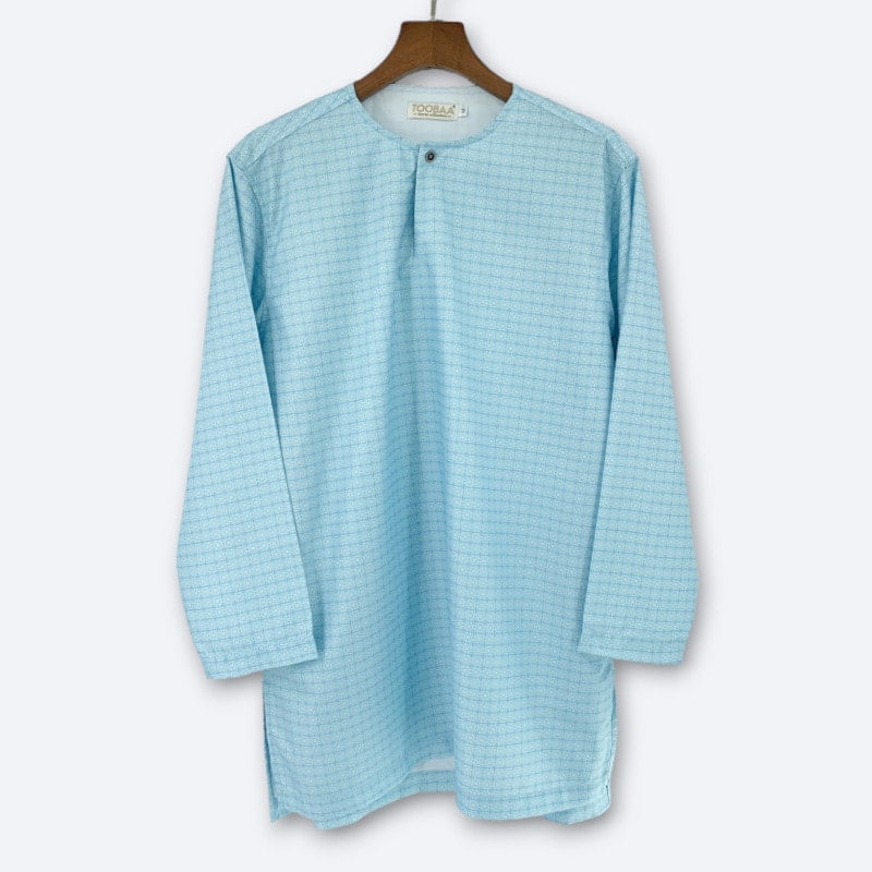 Men's Kurta Inara - Blue Ice image 8