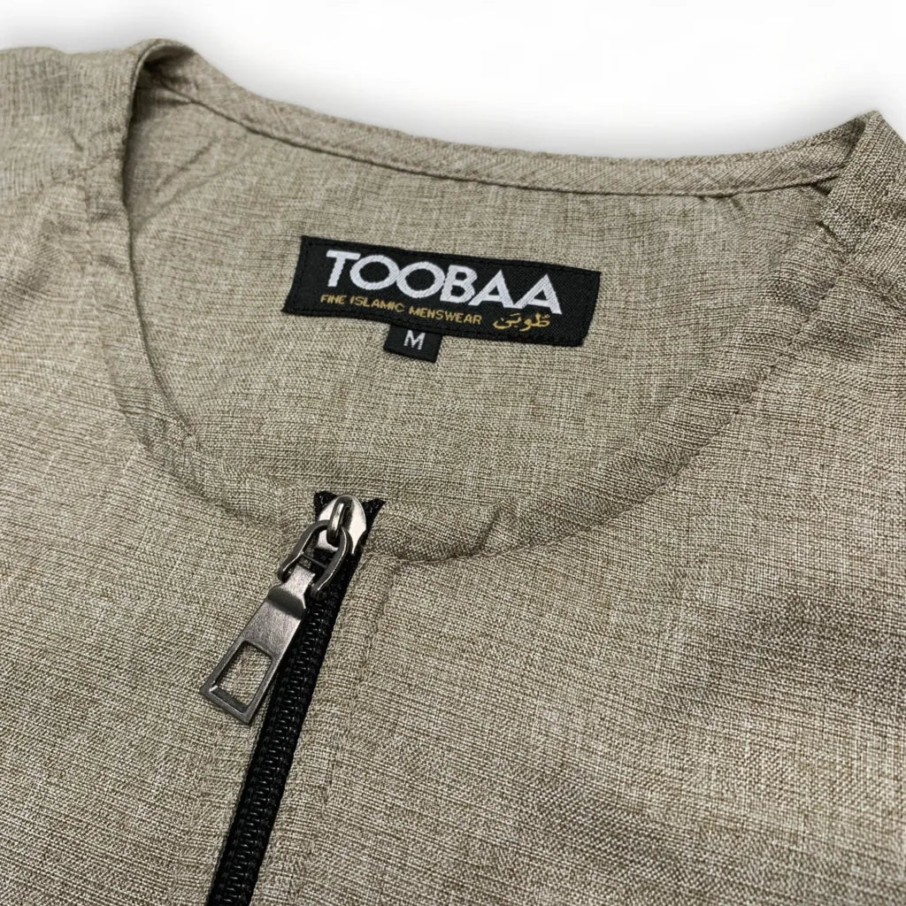 Andis Khaki - Short Sleeve Jubah image 5