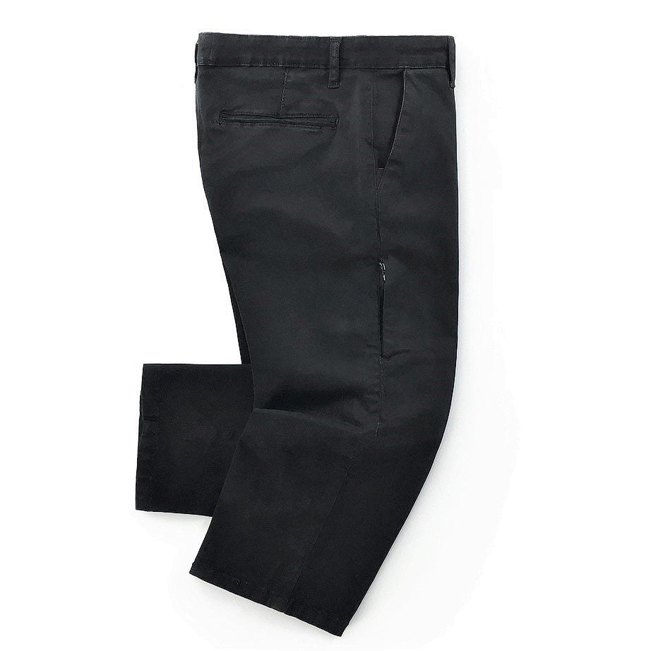 Washed Black Vintage Chino - Men Sunnah 4/5 Length Pants image 1