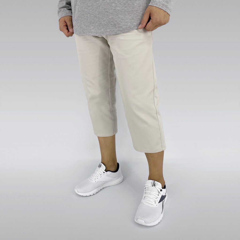 White Sand Chino - Men Sunnah 4/5 Length Pants image 2