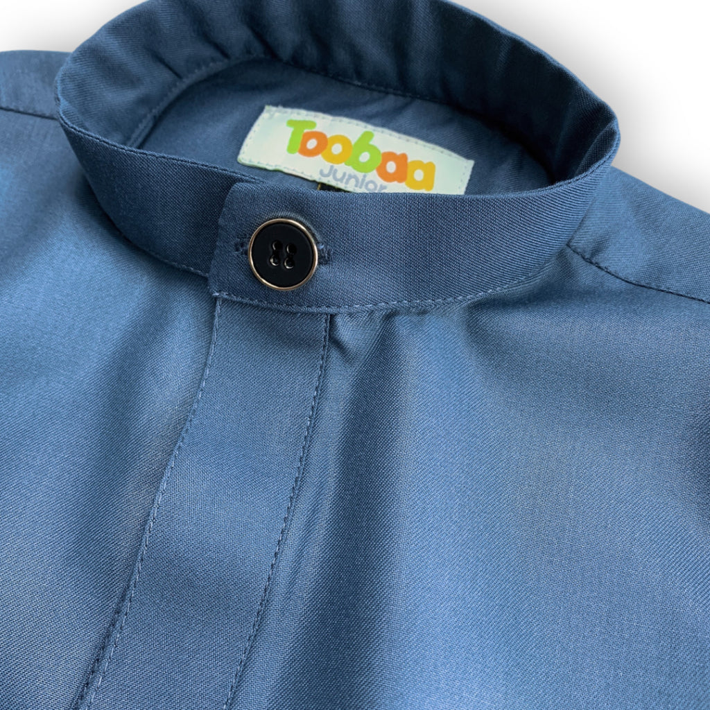 Boys Madinah Blue Premium Jubah image 2