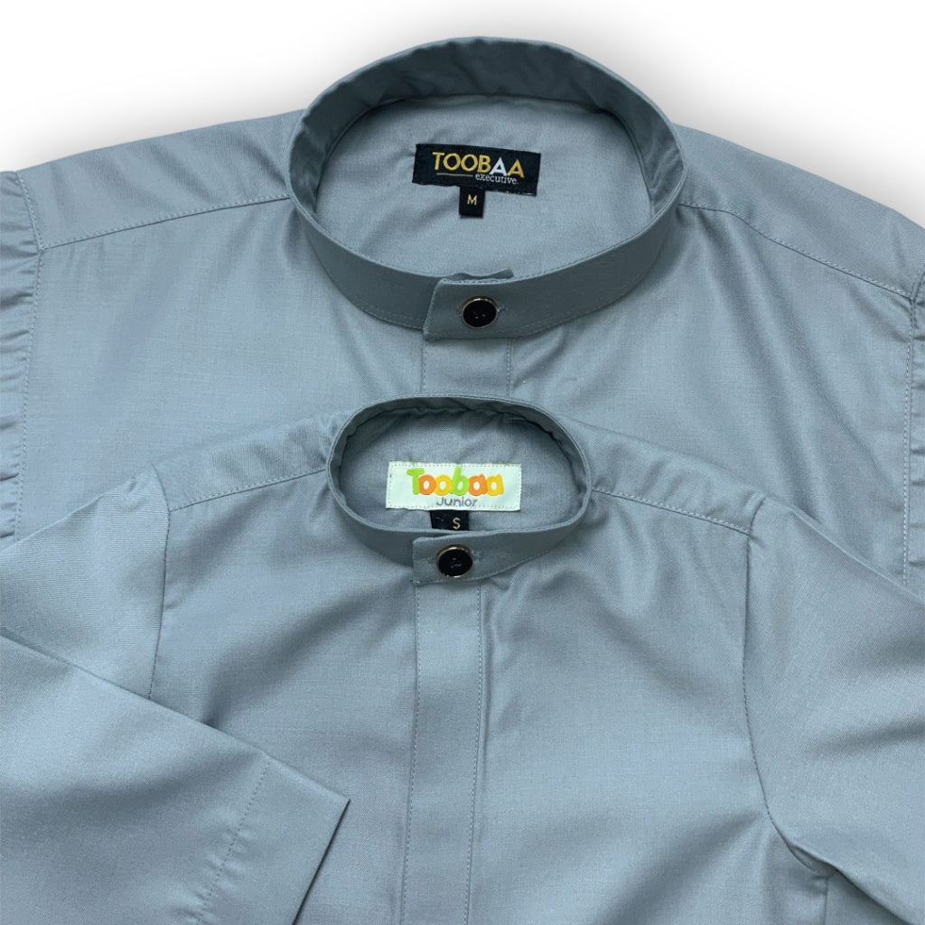 Boys Madinah Grey Premium Jubah image 7
