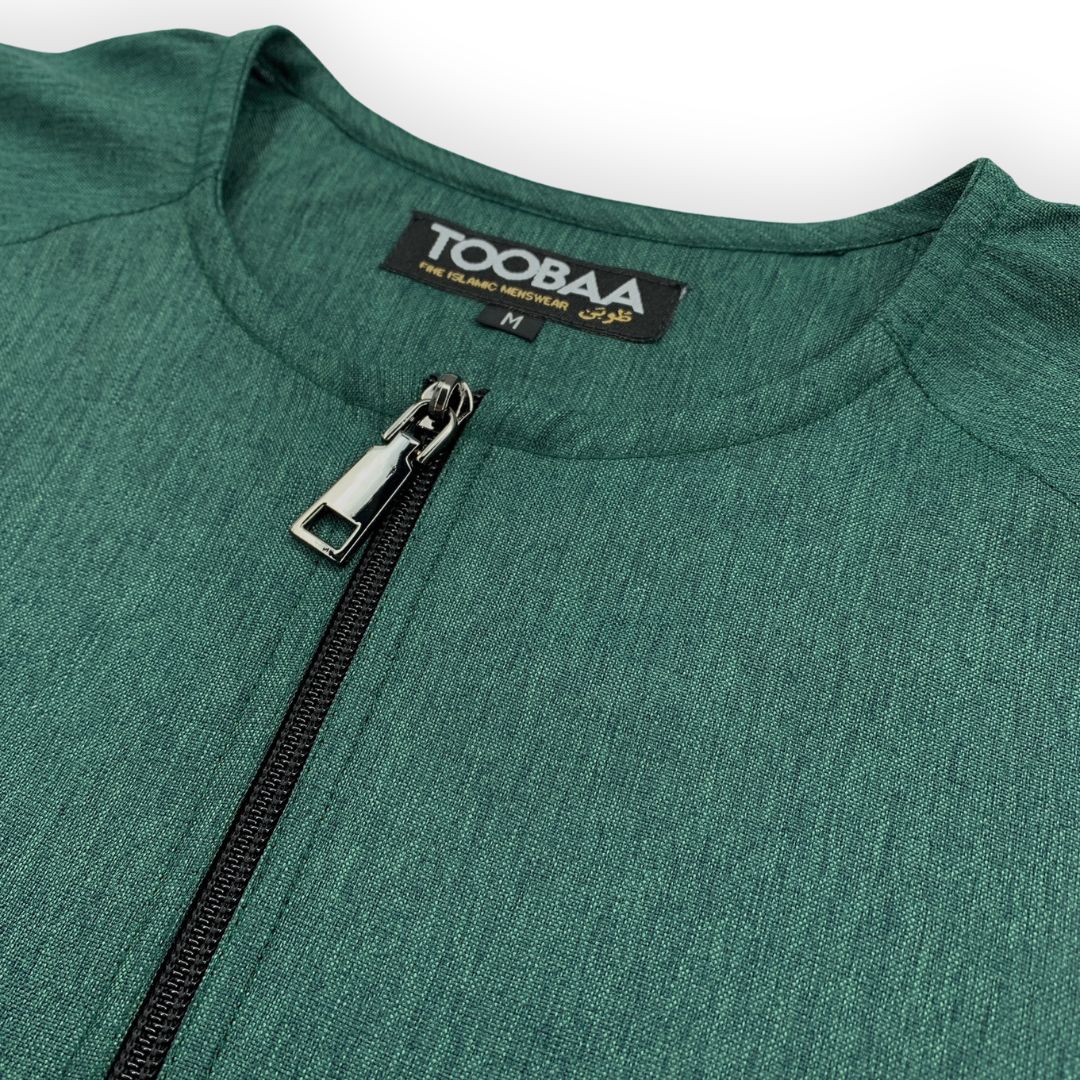 Andis Green - Men's Short Sleeve Jubah - Toobaa