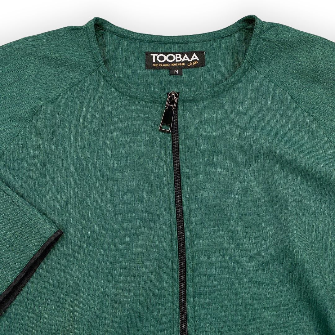 Andis Green - Men's Short Sleeve Jubah - Toobaa