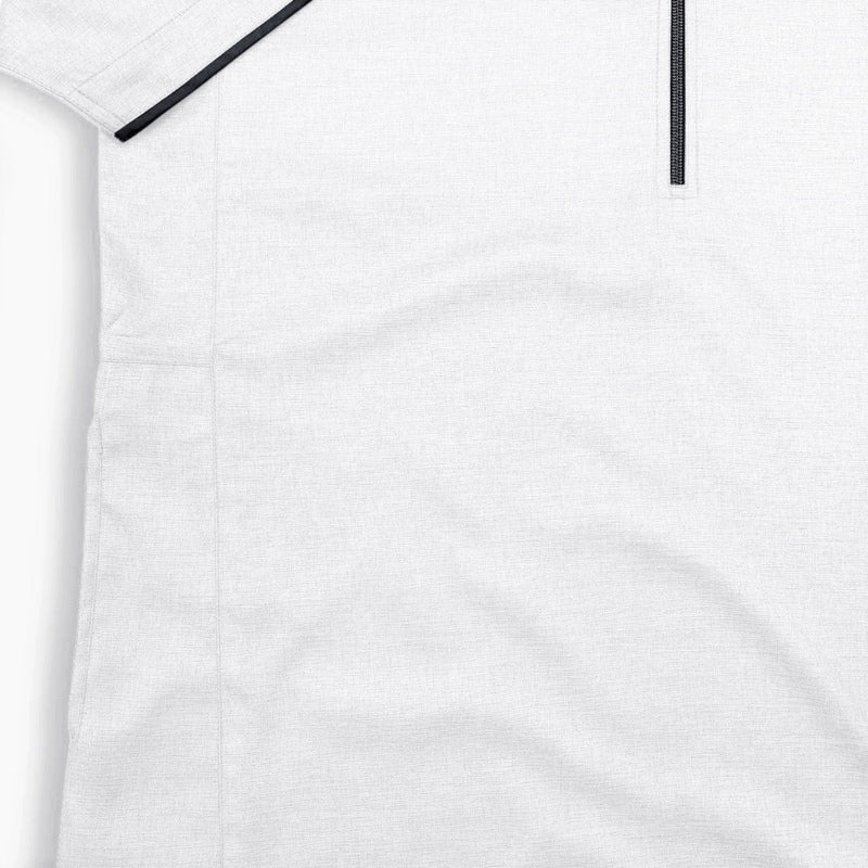 Andis White - Men's Short Sleeve Jubah - Toobaa