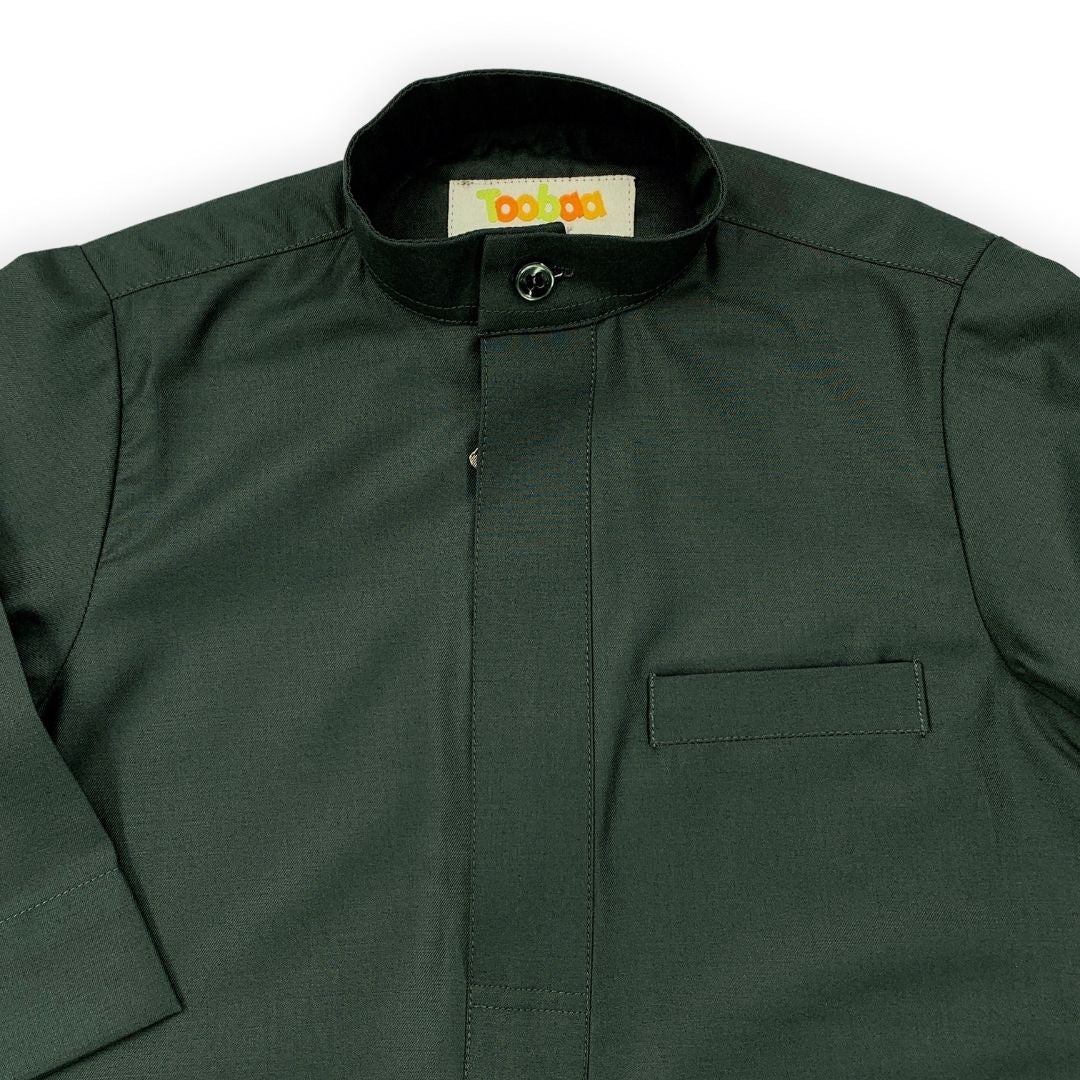 Boys Jubah Duha – Forest Green