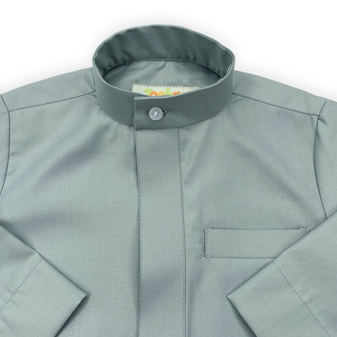 Boys Jubah Duha – Ice Grey