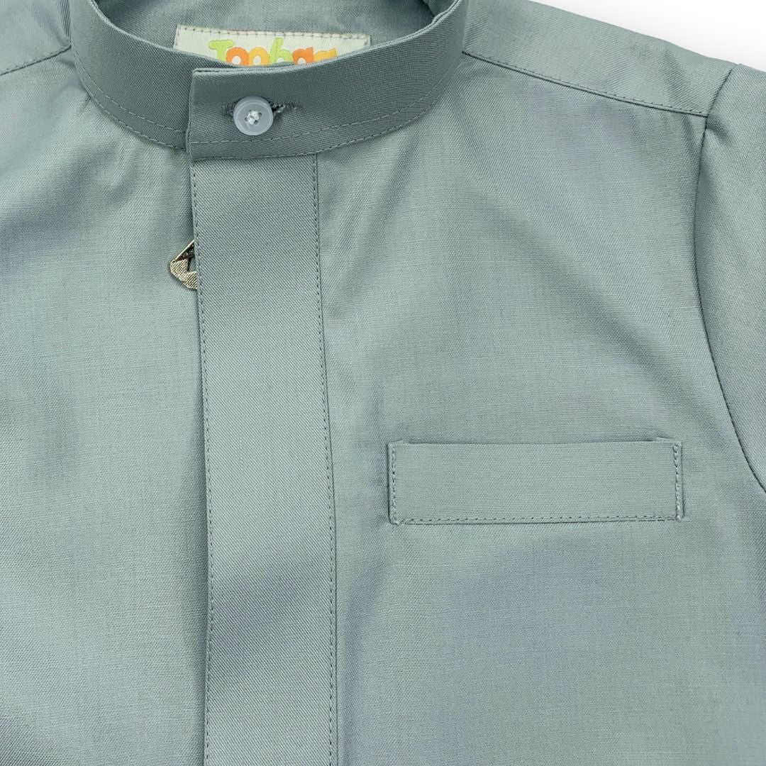 Boys Jubah Duha – Ice Grey