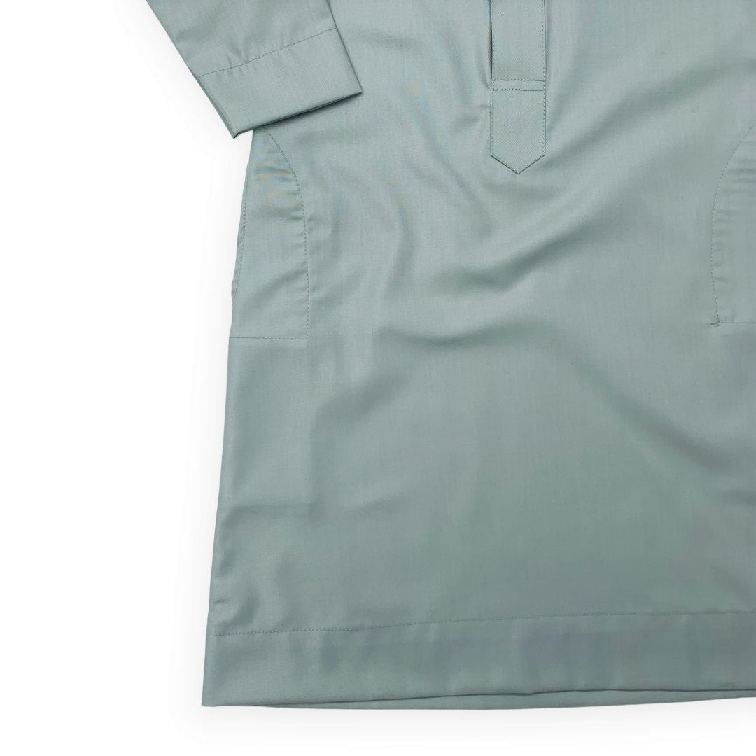 Boys Jubah Duha – Ice Grey