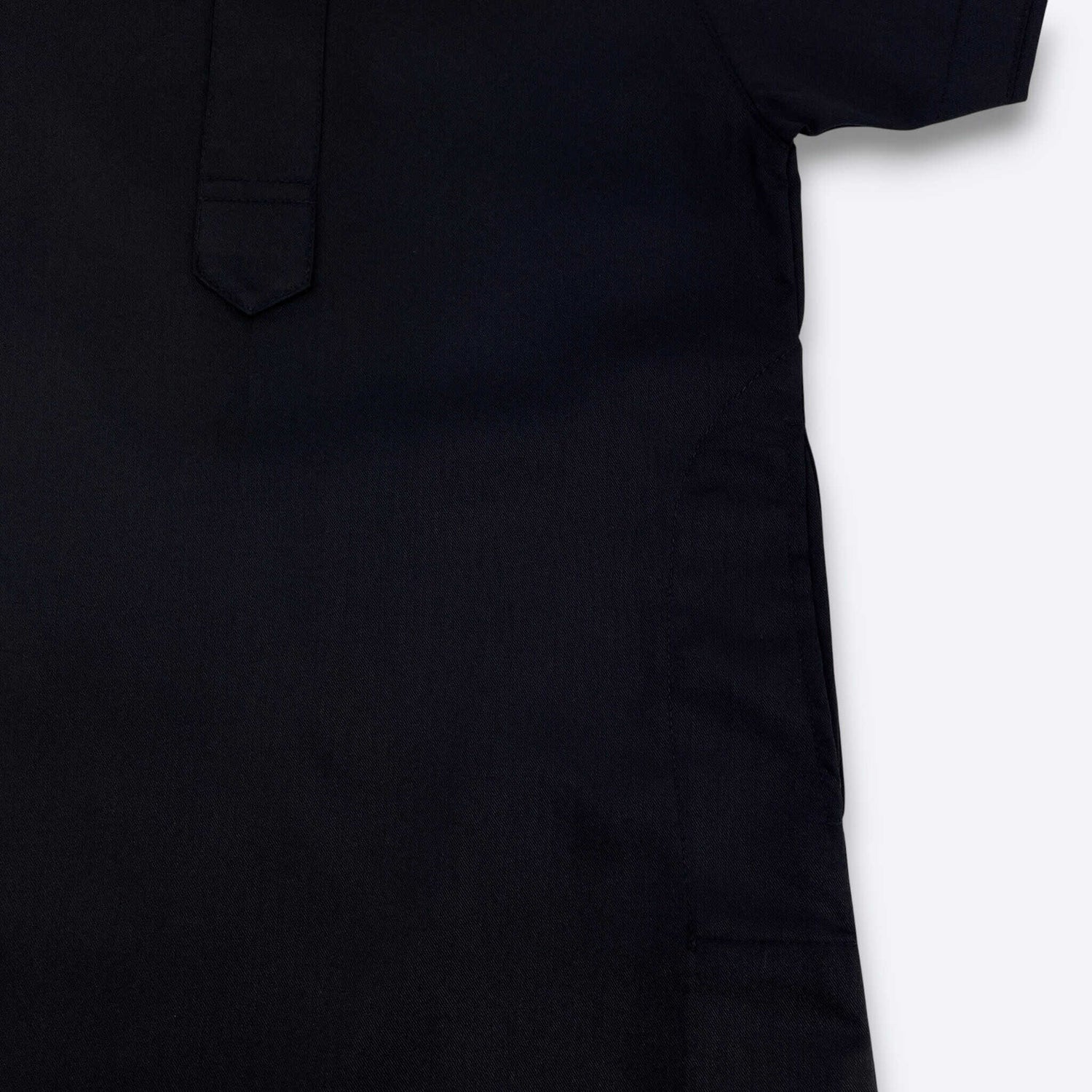Boys Rais Absolute - All-Black Short Sleeve Jubah