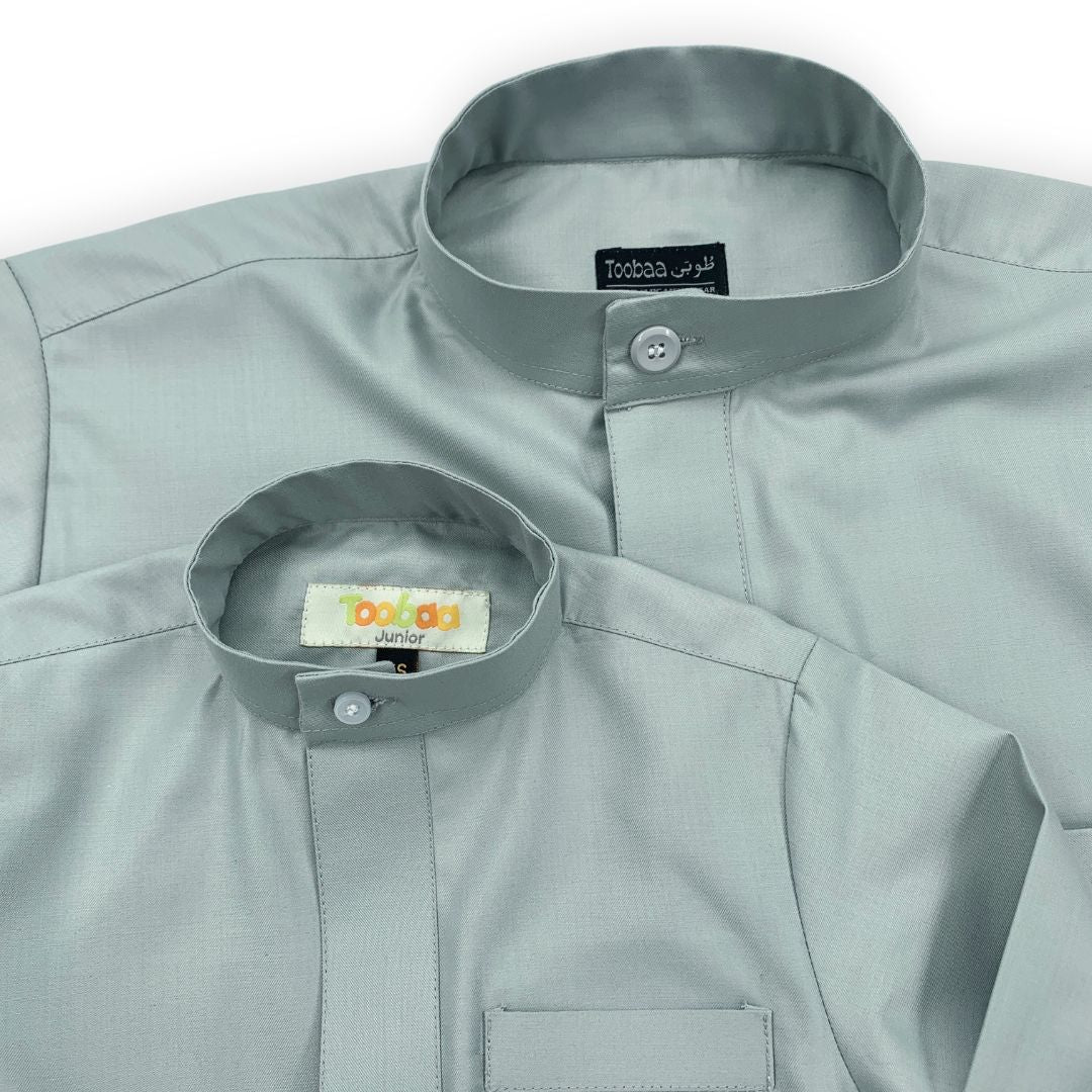 Men's Jubah Duha – Ice Grey