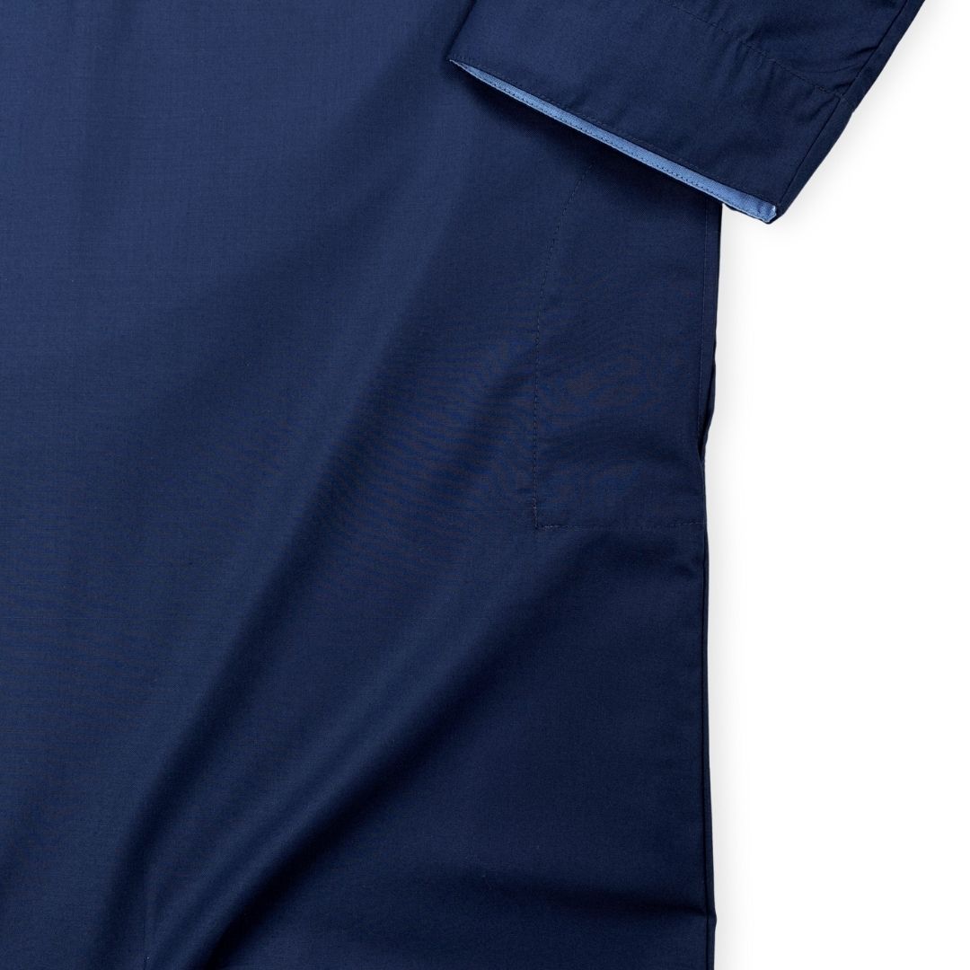 Pro-Linear Navy Blue – Men’s Premium Jubah - Toobaa
