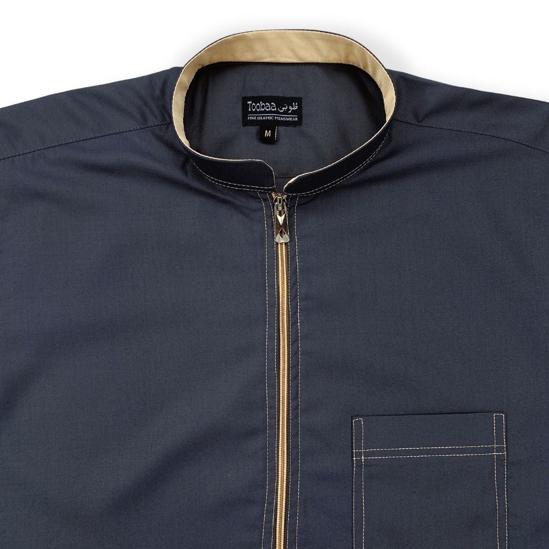 Pro-Linear Space Grey – Men’s Premium Jubah - Toobaa