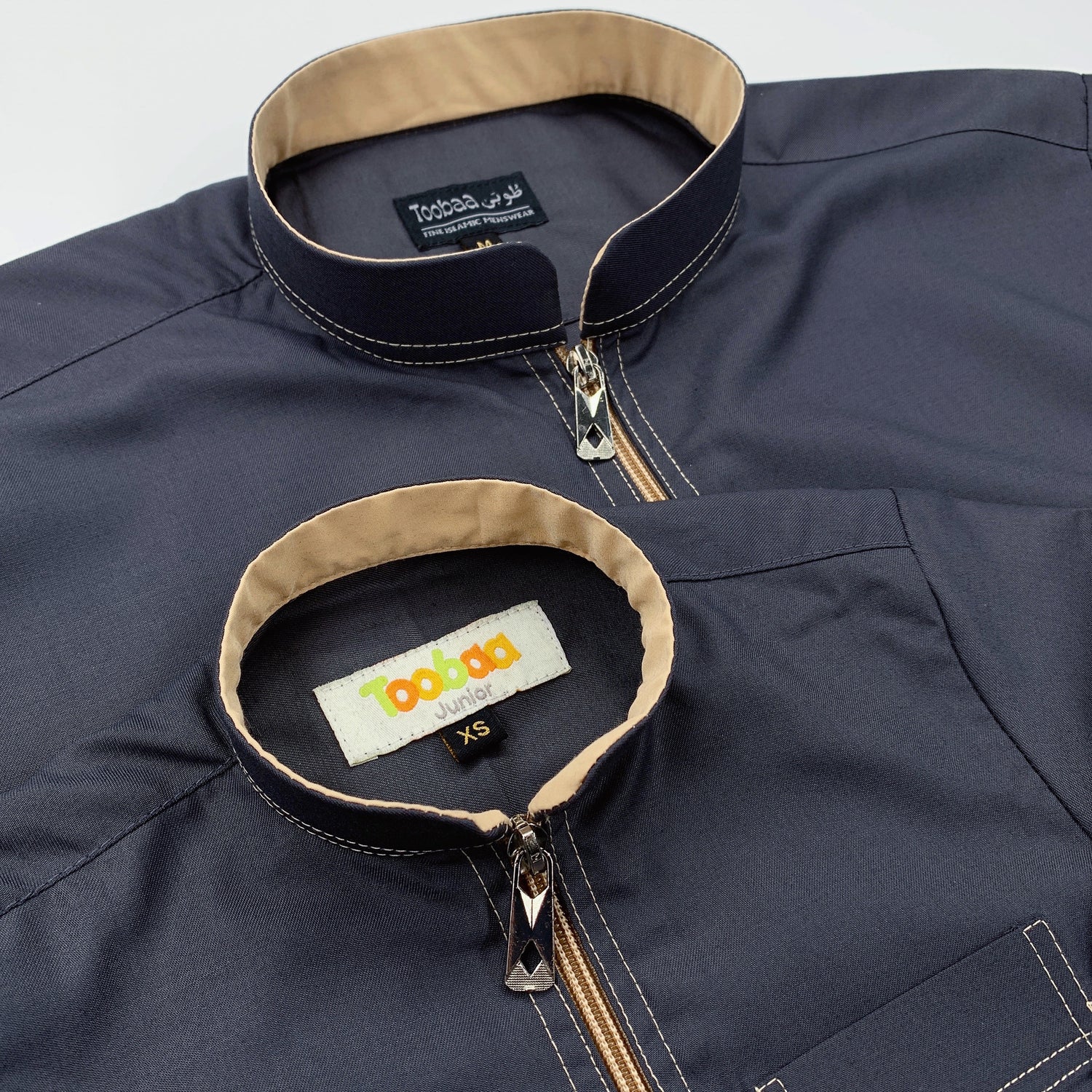 Pro-Linear Space Grey – Boys Premium Jubah - Toobaa