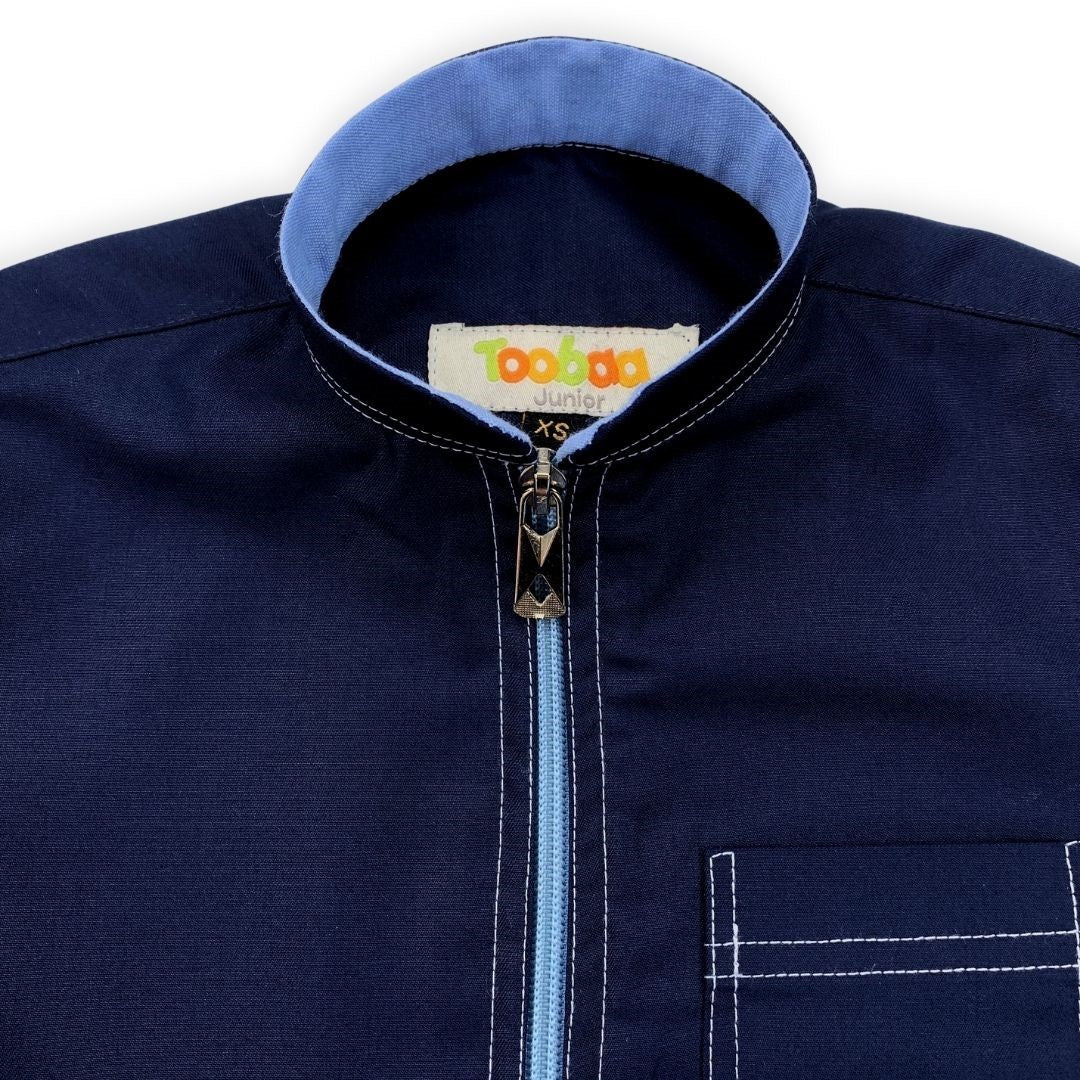 Pro-Linear Navy Blue – Boys Premium Jubah - Toobaa
