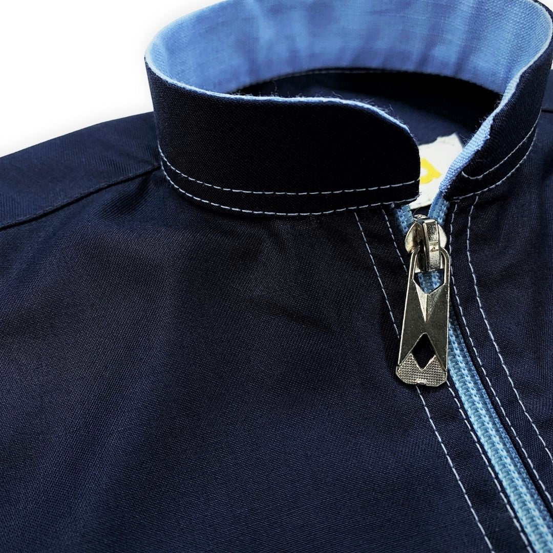Pro-Linear Navy Blue – Boys Premium Jubah - Toobaa
