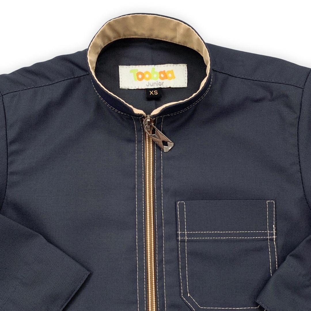 Pro-Linear Space Grey – Boys Premium Jubah - Toobaa