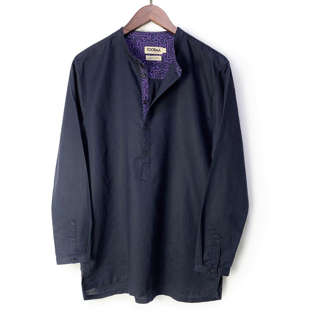 Cabana Mana Natural Fabric Kurta - Nightscape image 0