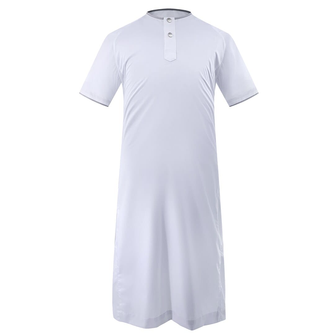 Rais Platinum - Men's Short Sleeve Jubah image 0