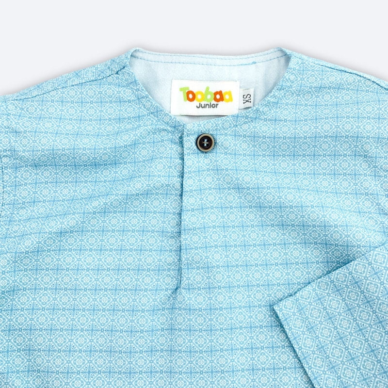 Boys Kurta Inara - Blue Ice image 3