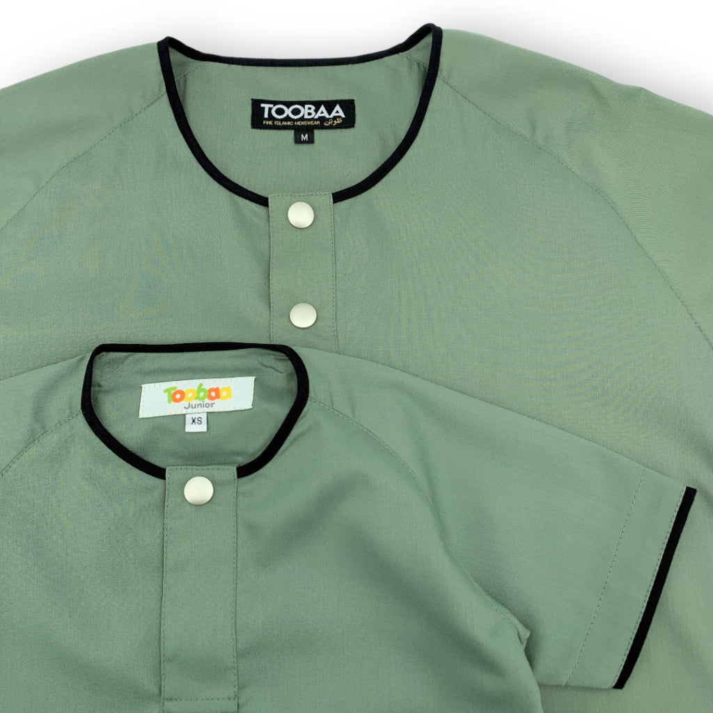 Rais Peppermint - Men's Short Sleeve Jubah image 8